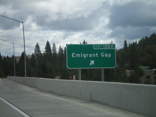 I-80 East - Exit 158A