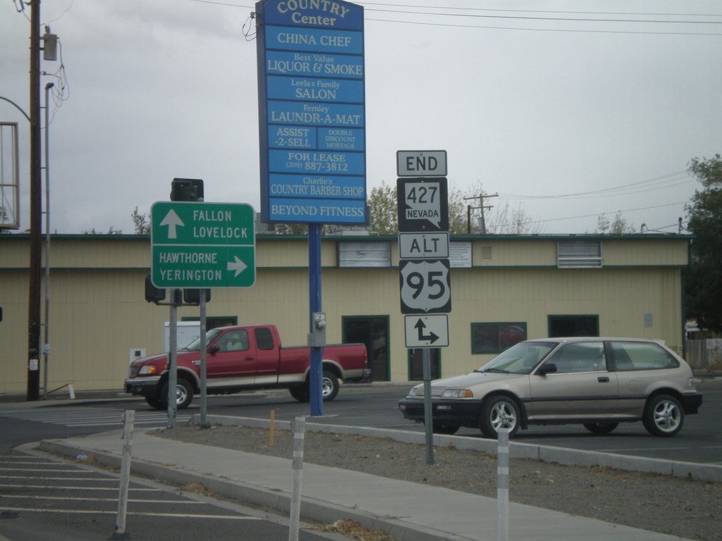 End NV-427 at Alt. US-95/Alt. US-50