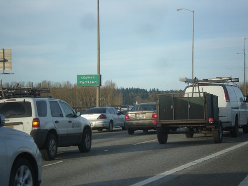 I-205 North - Leaving Portland