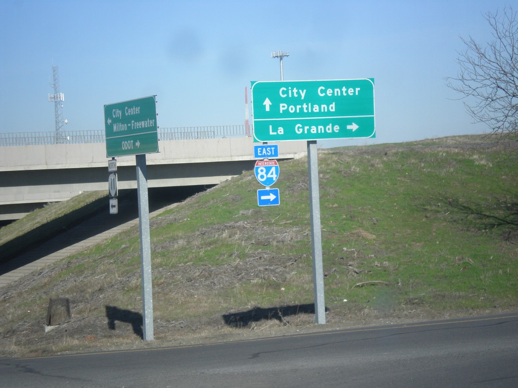 Begin OR-11 North at I-84