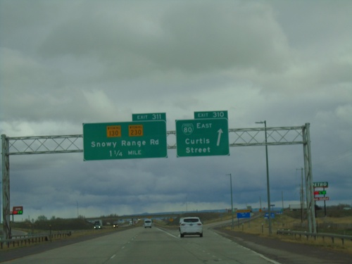 I-80 East - Exits 310 and 311