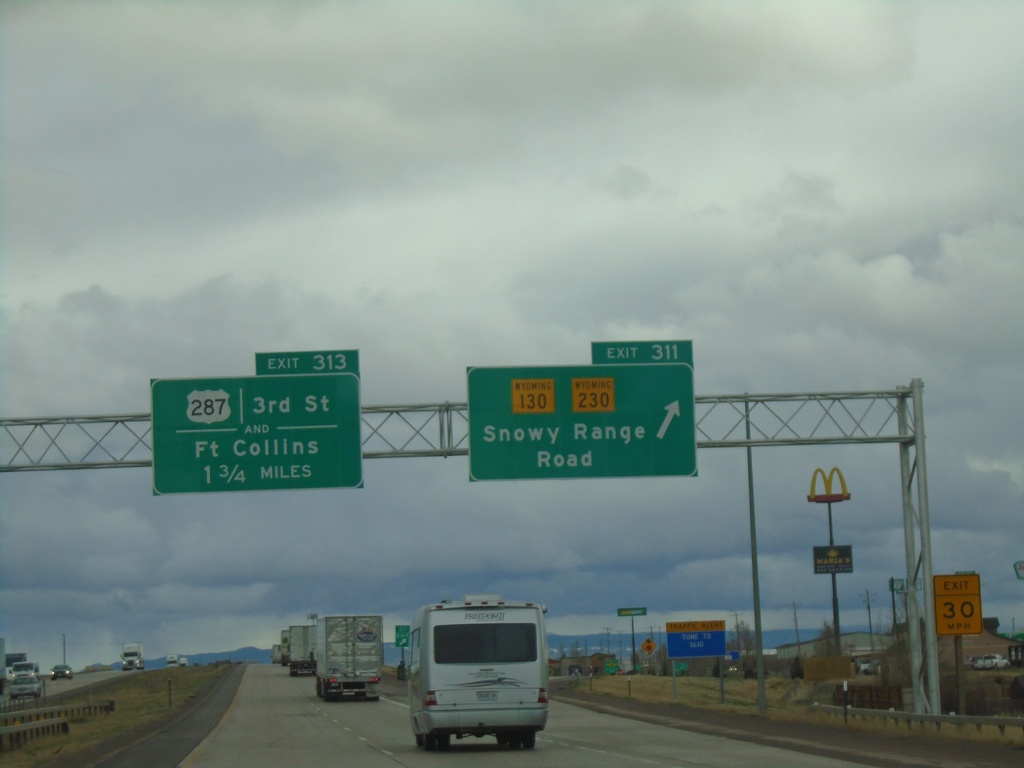 I-80 East - Exits 311 and 313