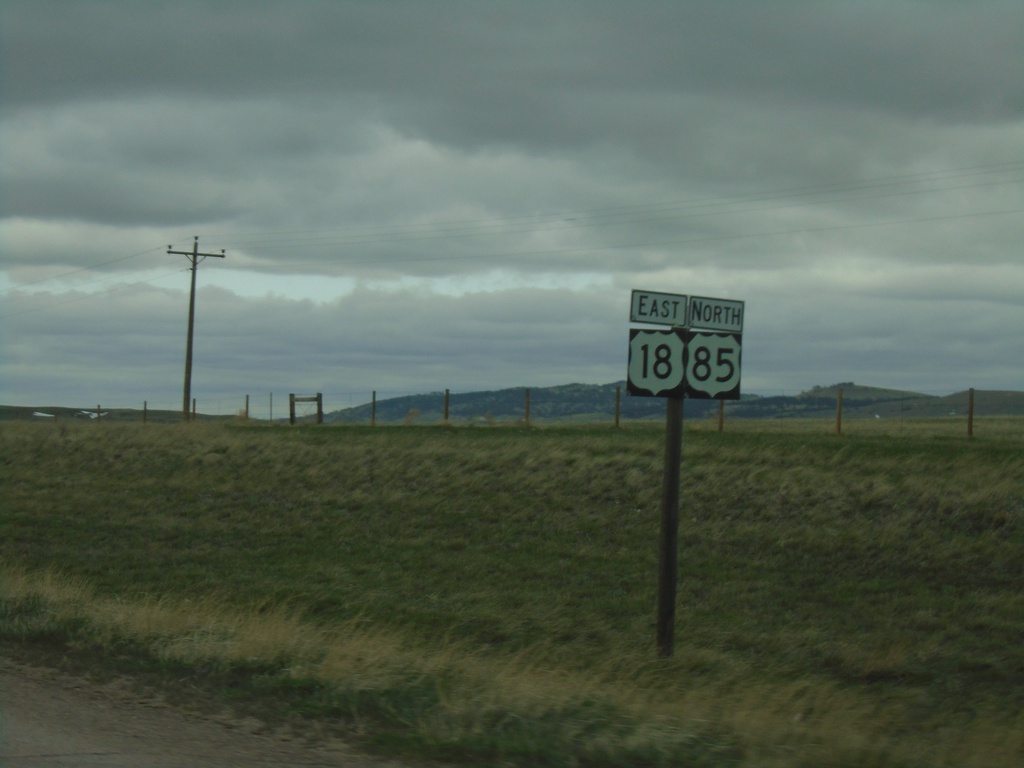 US-85 North/US-18 East - Niobrara County