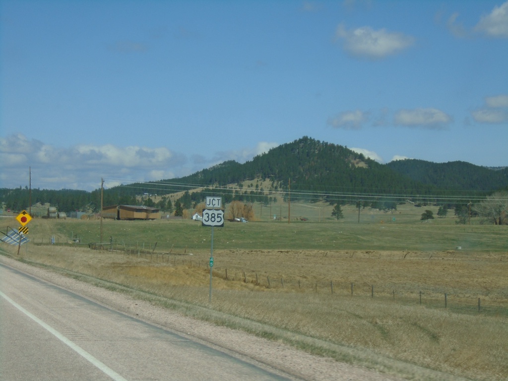 SD-89 North Approaching US-385