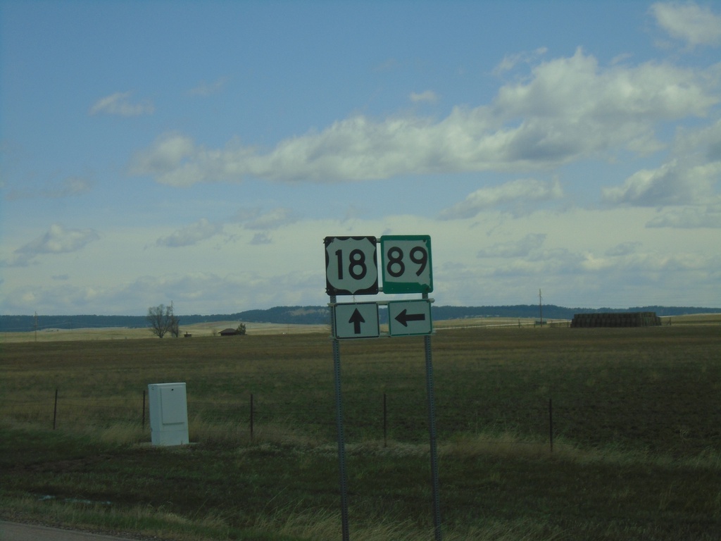 US-18 East at SD-89