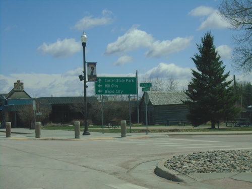 US-385/SD-89 North/US-16 East at US-16A