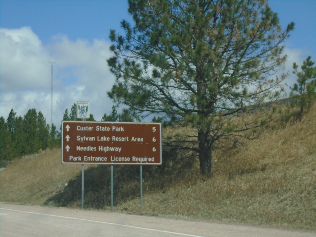 SD-89 North - Distance Marker