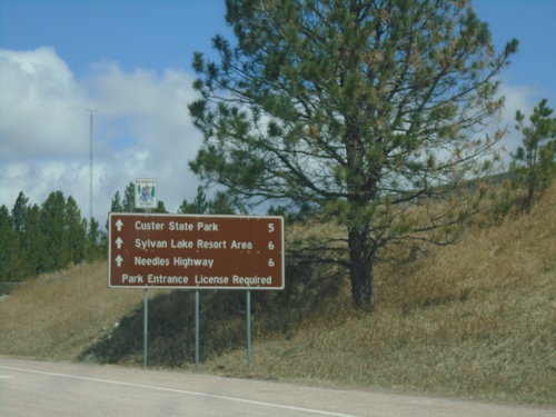 SD-89 North - Distance Marker