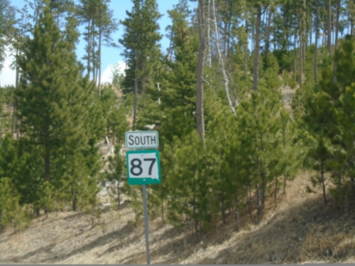 SD-87 South - Custer State Park