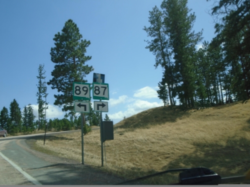 SD-87 North at SD-89