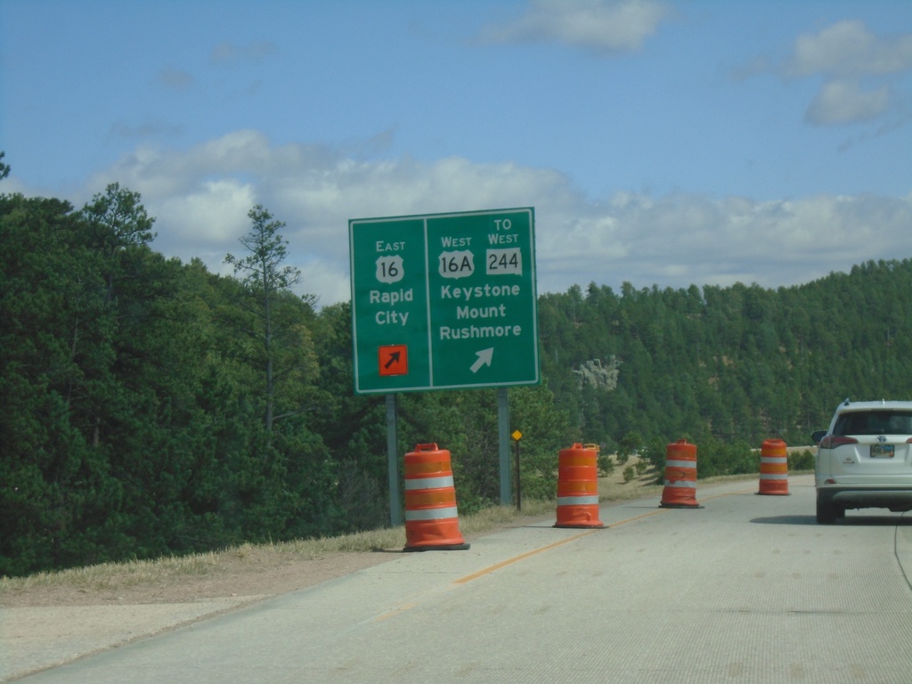 US-16 East at US-16A/To SD-244