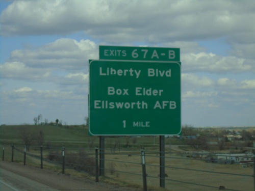 I-90 East - Exit 67A-B