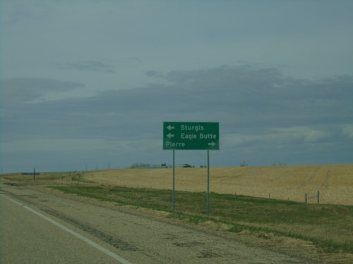 US-14 East/SD-63 North Approaching SD-34