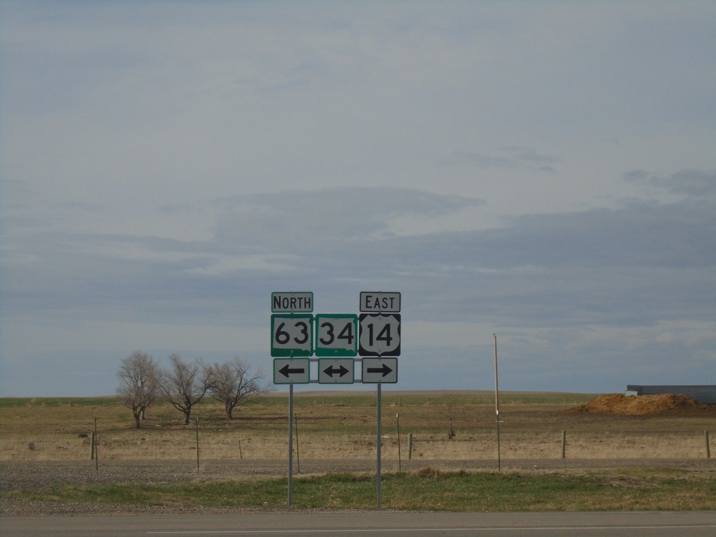 US-14 East/SD-63 North at SD-34