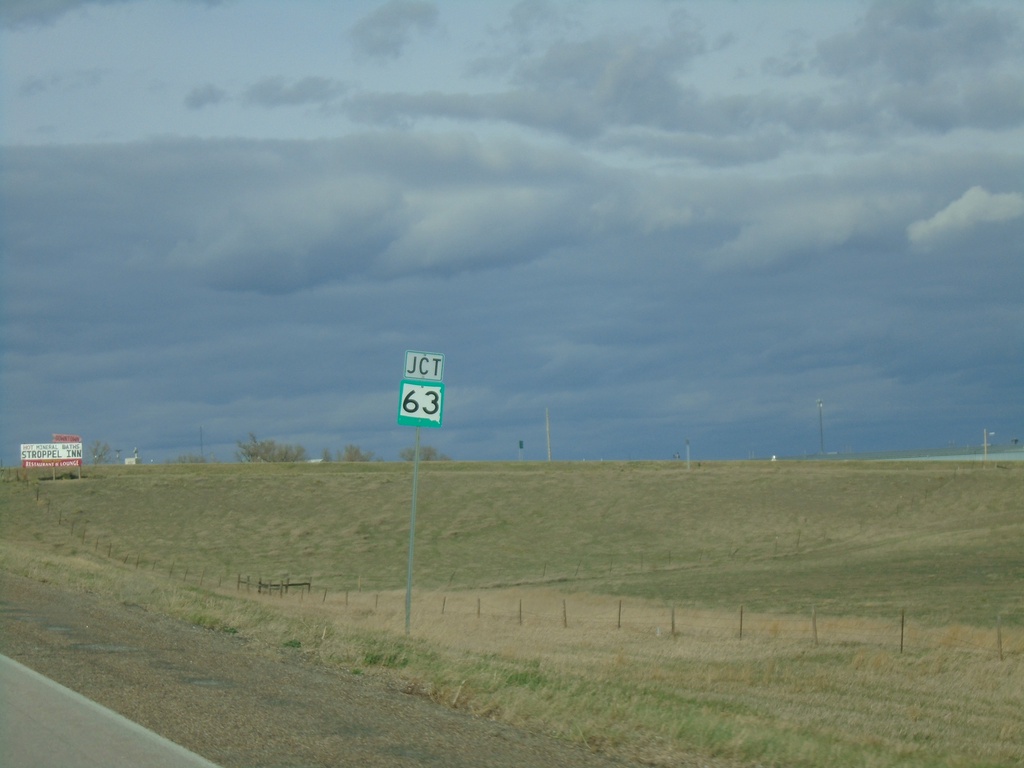 US-14 East Approaching SD-63