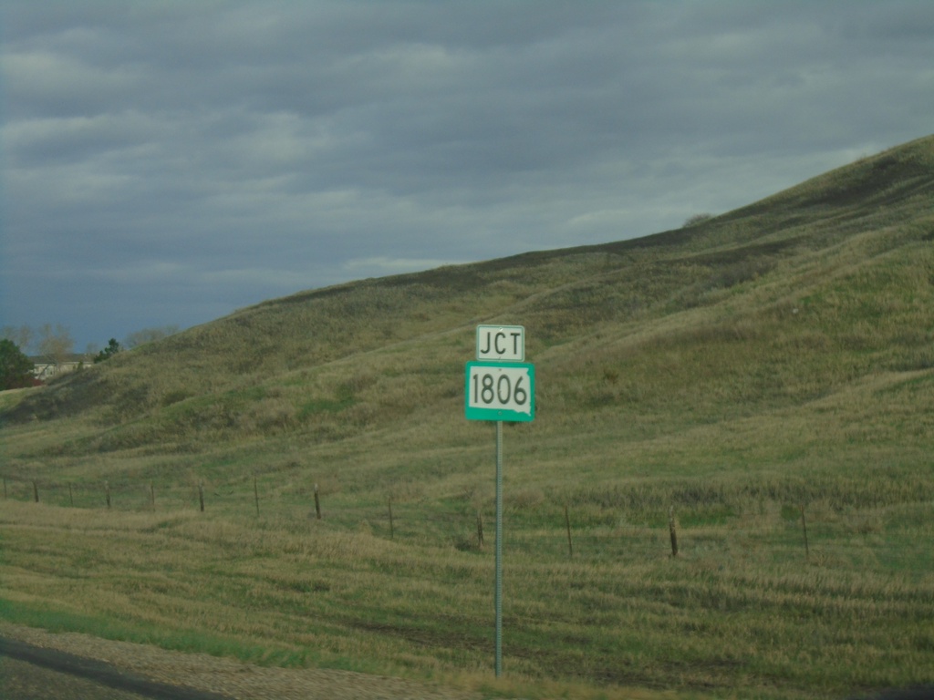 US-14/SD-34 East Approaching SD-1806