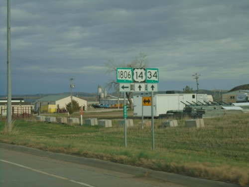 US-14/SD-34 East at SD-1806