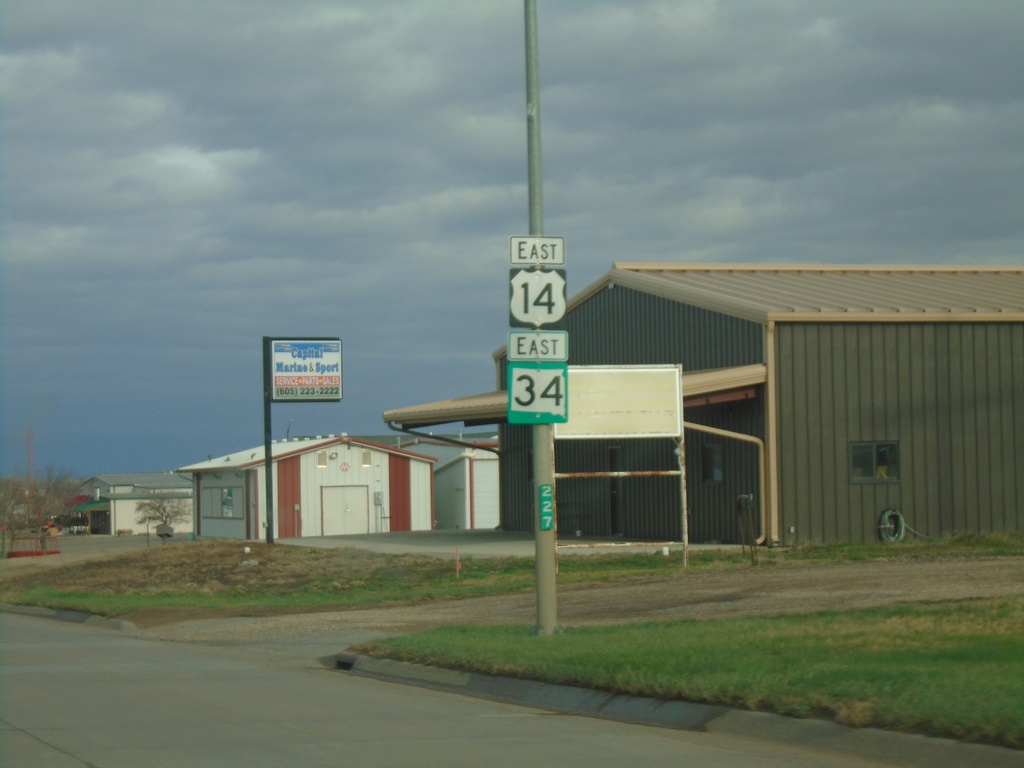 US-14/SD-34 East - Fort Pierre