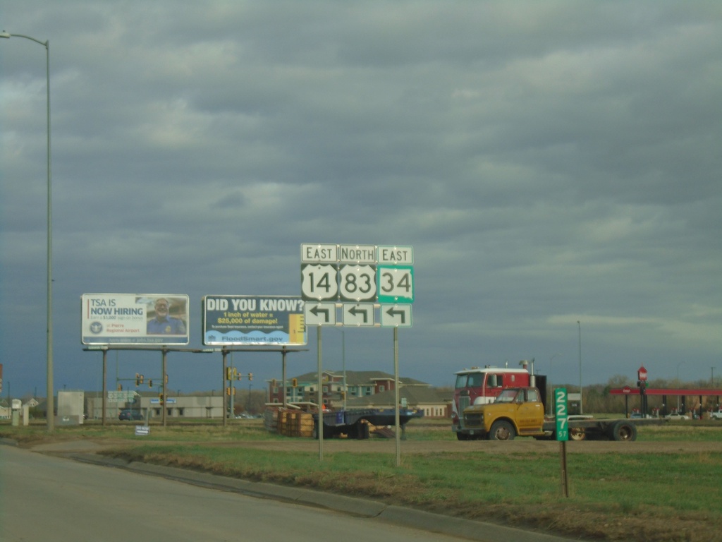 US-14/SD-34 East Approaching US-83