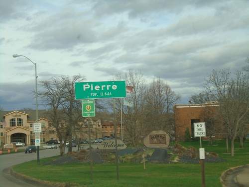 US-14/SD-34 East/US-83 North - Pierre