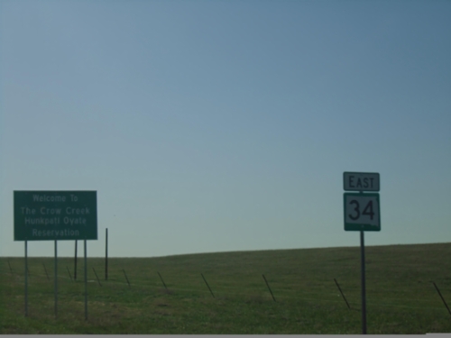 SD-34 East - Crow Creek Reservation