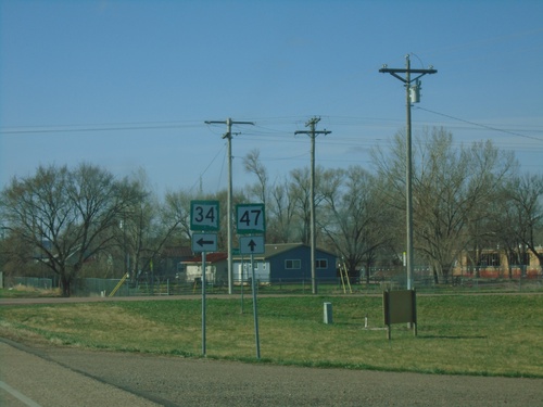 SD-34 East/SD-47 South Split - Fort Thompson