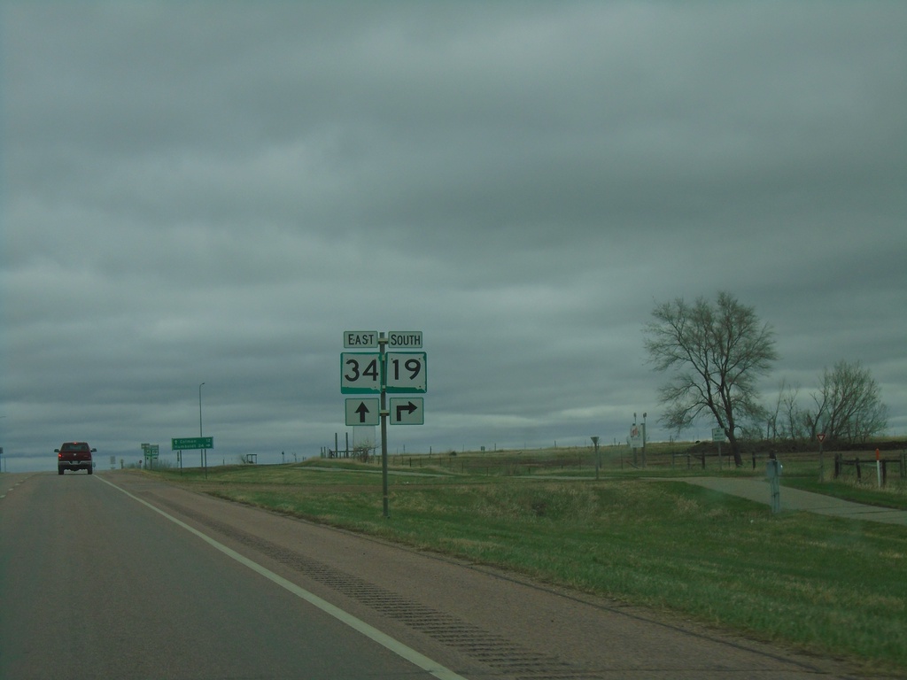 SD-34 East Approaching SD-19 - Lake County