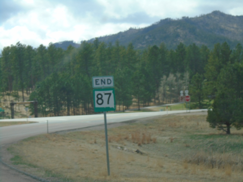 End SD-87 North at US-385/US-16