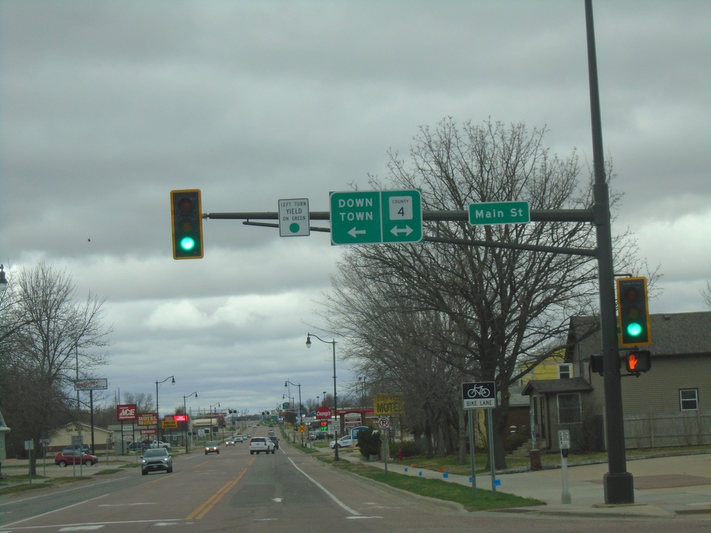 US-75 South at Rock County 4 / Main St