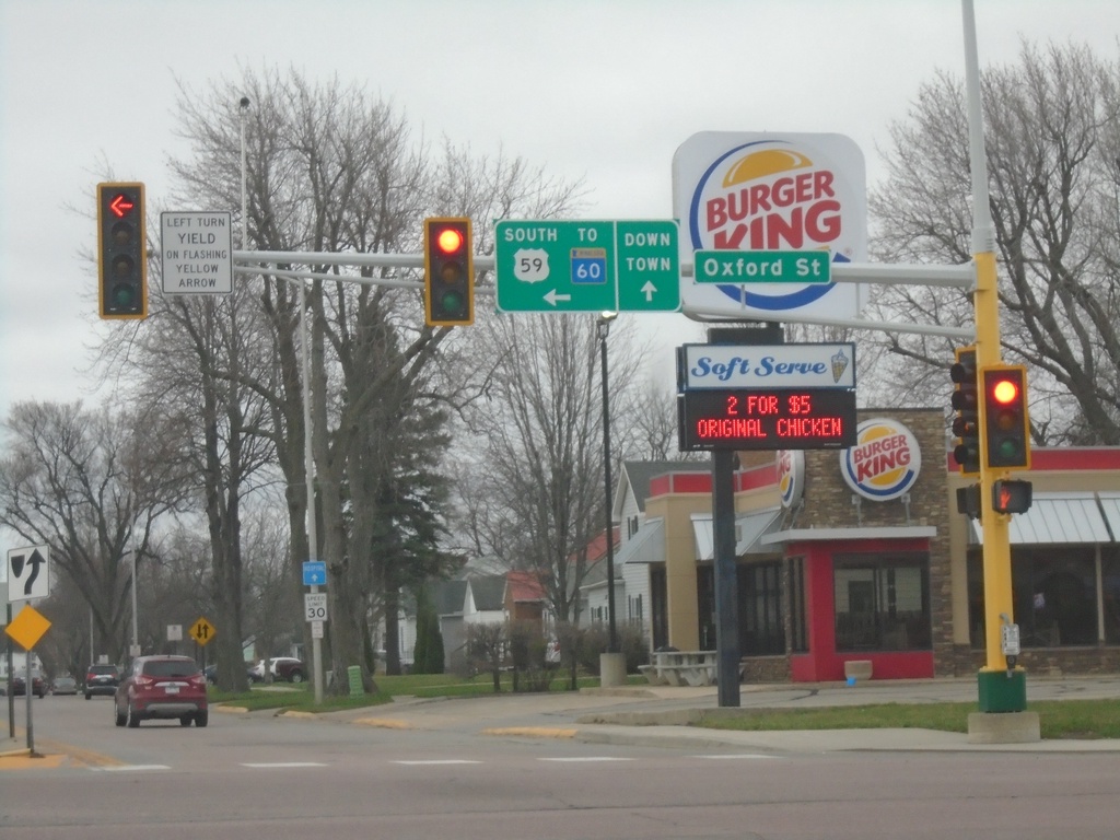 US-59 South at BL-90/To MN-60