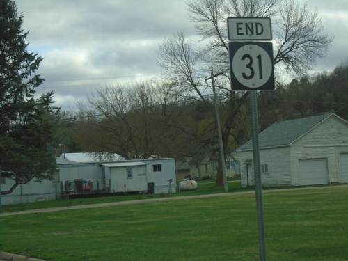 End IA-31 South at IA-141