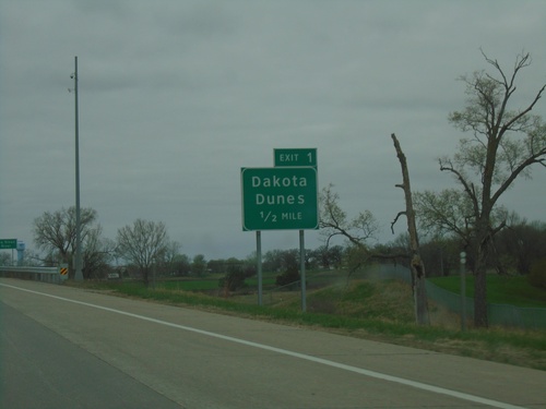 I-29 North - South Dakota Exit 1