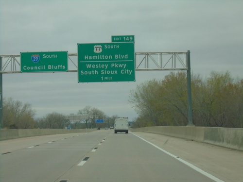 I-29 South - Exit 149