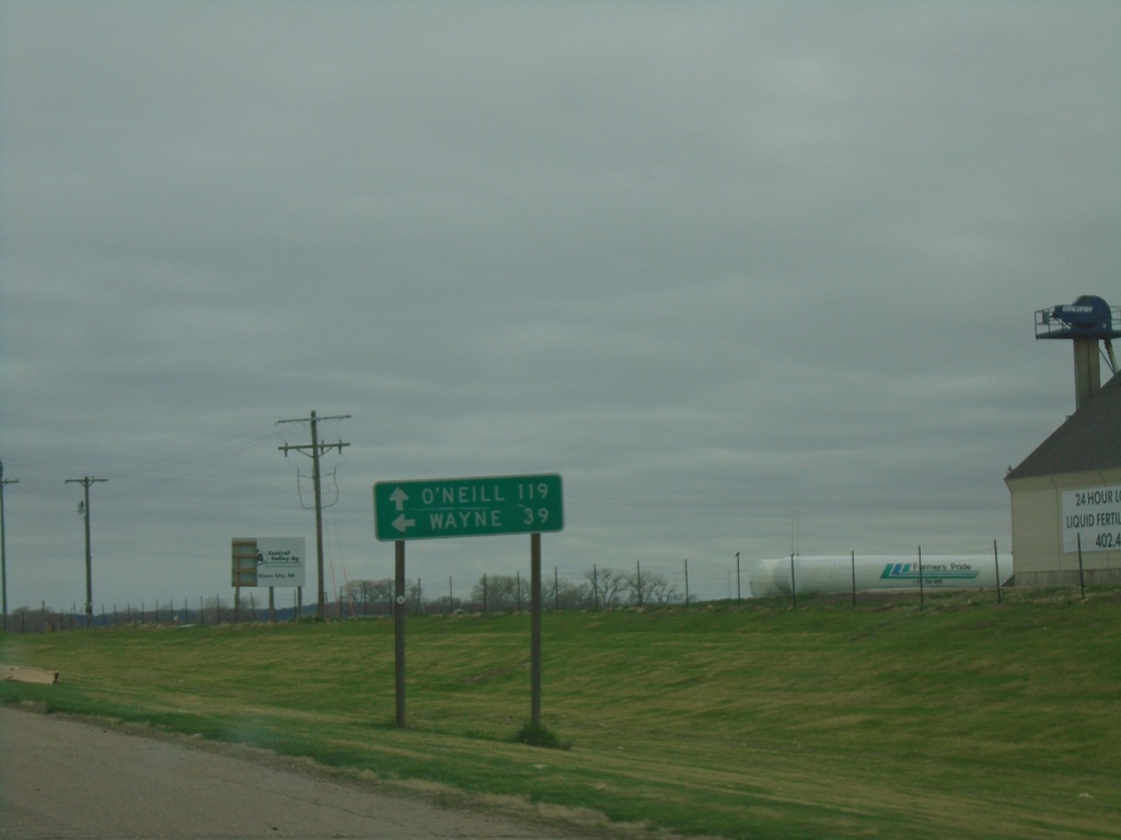 US-20 West Approaching NE-110