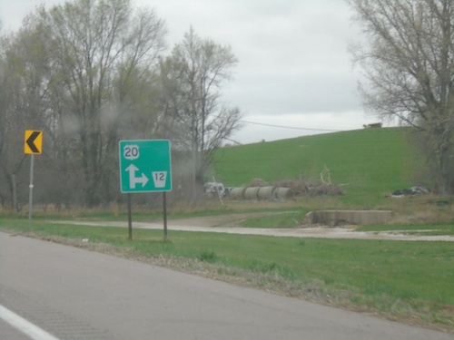 US-20 West Approaching NE-12