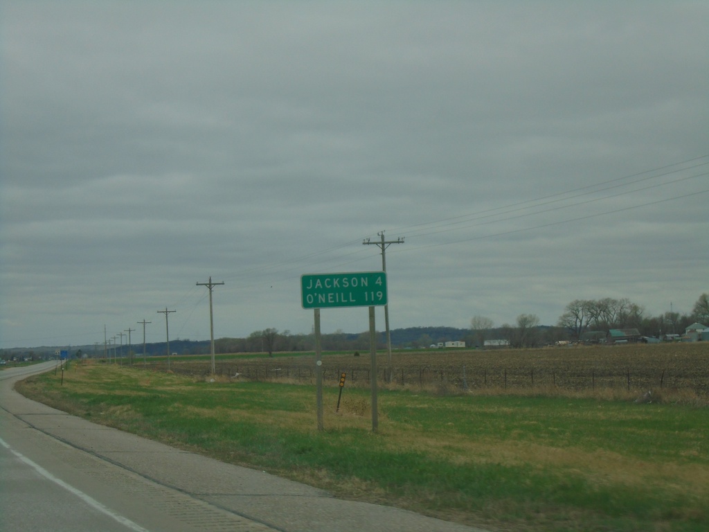 US-20 West - Distance Marker