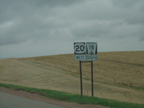 US-20 West/NE-15 South - Cedar County