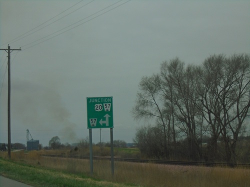 US-20 West Approaching NE-57