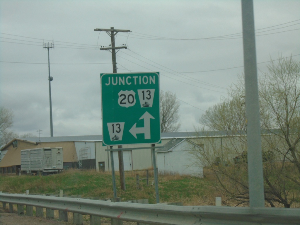 US-20 West Approaching NE-13