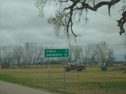 US-20/US-275 West - Distance Marker