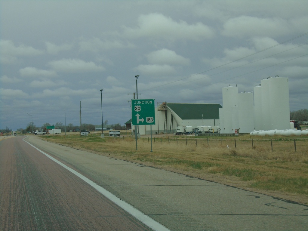 US-20 West/US-183 North/NE-7 South at at US-183 North