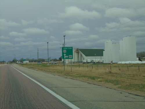 US-20 West/US-183 North/NE-7 South at at US-183 North