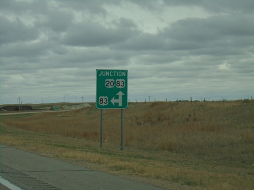 US-20 West Approaching US-83