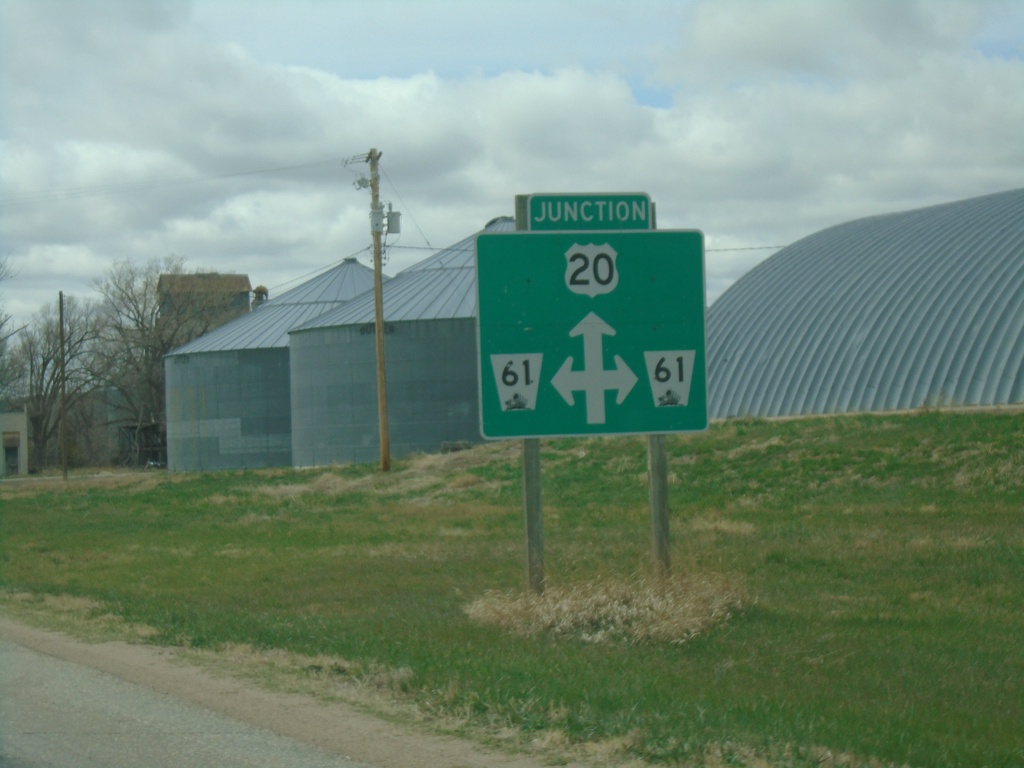 US-20 West Approaching NE-61