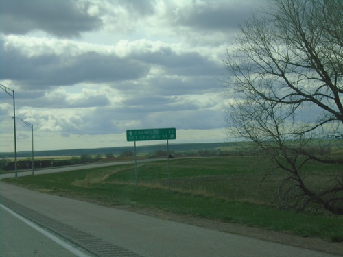 US-20 West/US-385 North at US-20/US-385 Split