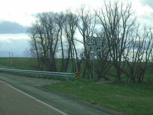 US-20 West at NE-23A Spur