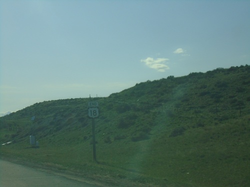 End US-18 on US-18/US-20 West at I-25