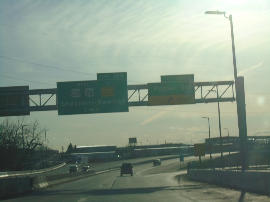 I-25 North - Exits 188B and 189