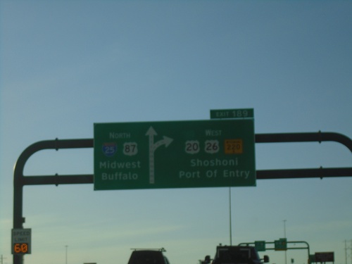 I-25 North - Exit 189