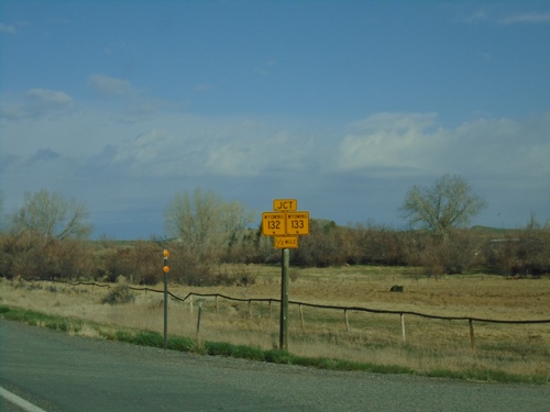 US-26 West Approaching WY-132/WY-133